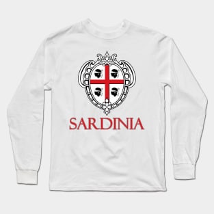 Sardinia - Coat of Arms Design Long Sleeve T-Shirt